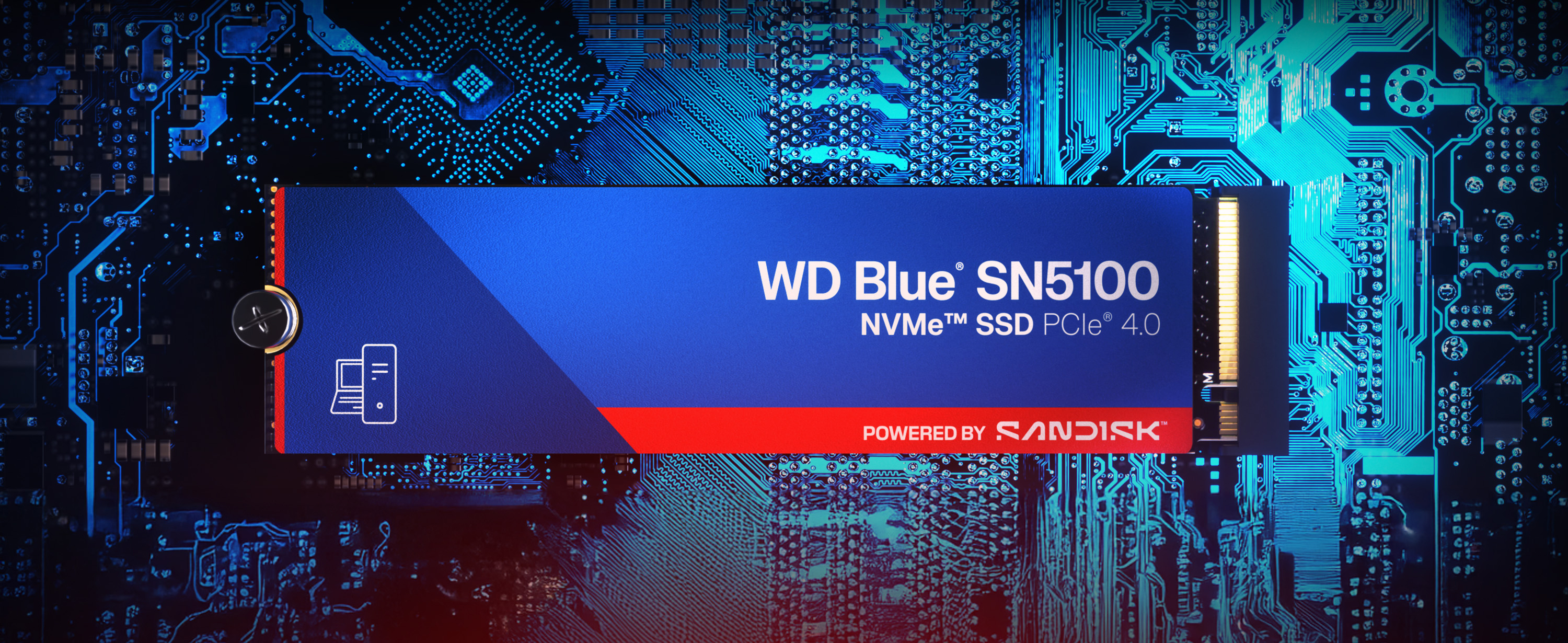 WD Blue SN5100 2 TB NVMe SSD (hasta 7100 MB/s de Velocidad de